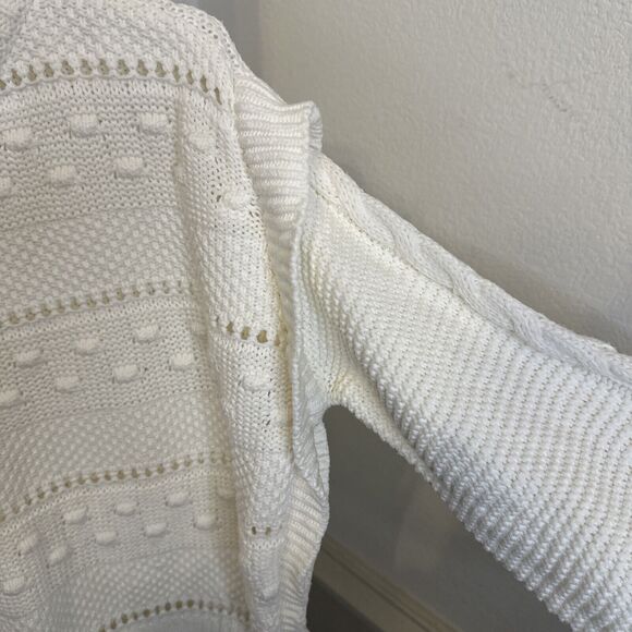 White Sweater Women's M Ana A New Approach - Picture 5 of 10